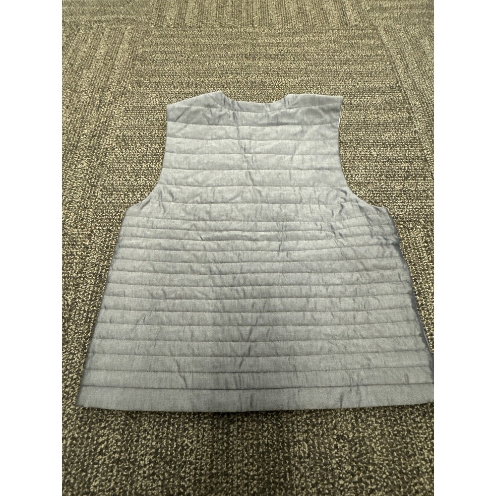 Lululemon Light & Bright Vest Womens XS Gray/Silver Reflective Reversible Puffer - Picture 6 of 7